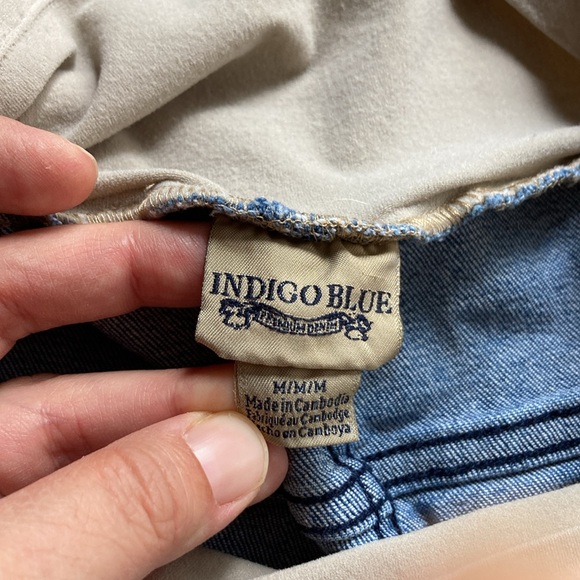 Bundle (3) Maternity Denim Shorts Sz Medium Medium Wash - Picture 12 of 12